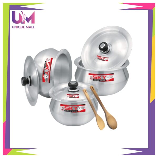 Sipry Metal Finish Cookware Full Set