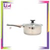 Sauce pan with glass lid Stainless Steel