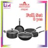 Sonex Galaxy Induction Series Full Set 8 PCS Marble Coated Non stick